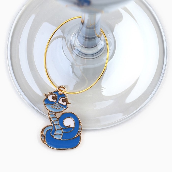 Подвески на ножки бокала новогодние «Волшебного праздника» на Новый год, 3 шт,, диам, 3 см Подвески на ножки бокала новогодние «Волшебного праздника» на Новый год, 3 шт,, диам, 3 см