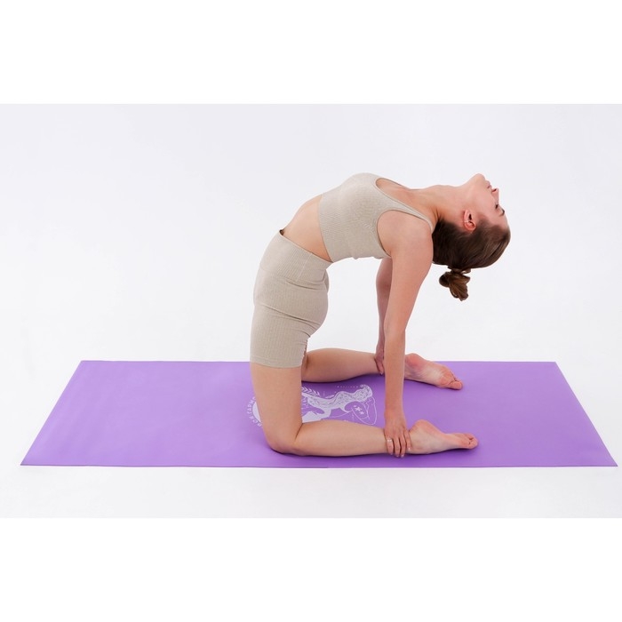 Коврик для йоги &laquo;Твоя гармония&raquo;, 173 х 61 х 0,4 см.