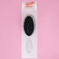 Расчёска массажная, 7 × 22 см, цвет белый Расчёска массажная, 7 × 22 см, цвет белый