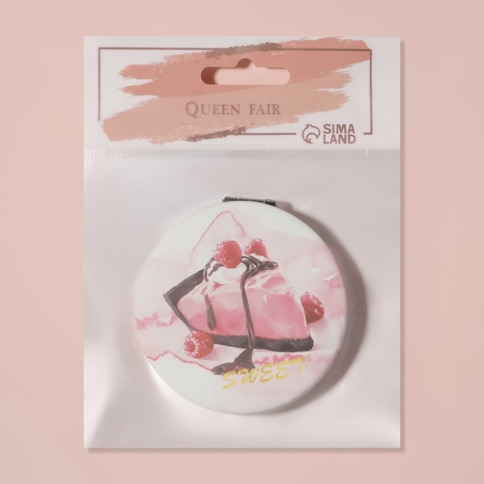 Зеркало складное &laquo;BEAUTY&raquo;, с увеличением, d = 7 см, рисунок МИКС