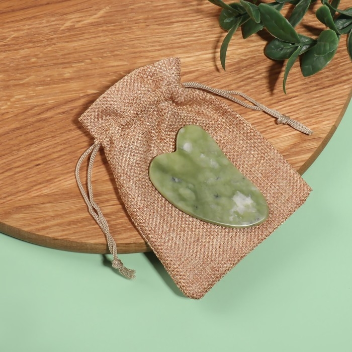 Массажёр гуаша «Лапка», 7 × 4,3 см, в PVC коробке, цвет зелёный Массажёр гуаша «Лапка», 7 × 4,3 см, в PVC коробке, цвет зелёный