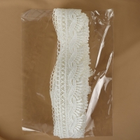Кружево гипюровое, 42 мм &times; 11 &plusmn; 1 м, цвет айвори