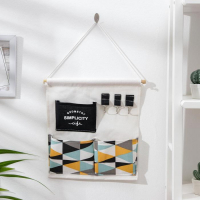 Органайзер подвесной с карманами Доляна &laquo;Рио&raquo;, 3 отделения, 32&times;34,5 см, цвет бирюзовый