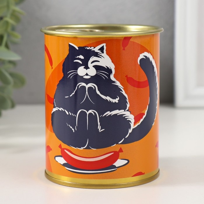 Копилка-банка металл "Сила воли + характер"