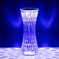 Настольная лампа с ПДУ "Кристалл" LED 16 цветов RGB сенсорная USB 8x8x19 см RISALUX Настольная лампа с ПДУ "Кристалл" LED 16 цветов RGB сенсорная USB 8x8x19 см RISALUX