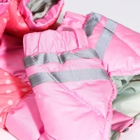 Комбинезон для собак "Горошек", размер 22 (ДС 48, ОГ 54, ОШ 38 см), розовый Комбинезон для собак "Горошек", размер 22 (ДС 48, ОГ 54, ОШ 38 см), розовый