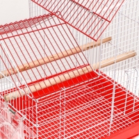 Клетка для птиц укомплектованная Bd-2/5h, 34 х 27 х 47 см, красная Клетка для птиц укомплектованная Bd-2/5h, 34 х 27 х 47 см, красная