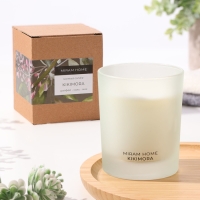 Свеча ароматическая в стекле "KIKIMORA", мох, шалфей и соль, 200 г Свеча ароматическая в стекле "KIKIMORA", мох, шалфей и соль, 200 г