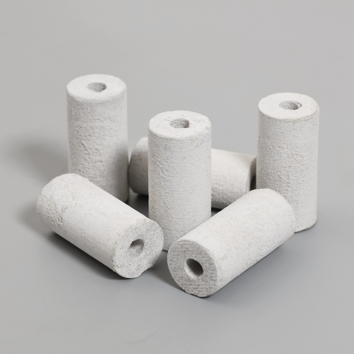 Втулка, для монтажа огнеупорных плит (комплект из 6 втулок с саморезами) 30х15мм Втулка, для монтажа огнеупорных плит (комплект из 6 втулок с саморезами) 30х15мм