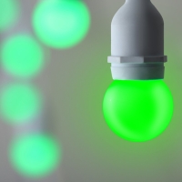 Лампа светодиодная Luazon Lighting, G45, Е27, 1.5 Вт, для белт-лайта, зеленая, наб 20 шт Лампа светодиодная Luazon Lighting, G45, Е27, 1.5 Вт, для белт-лайта, зеленая, наб 20 шт