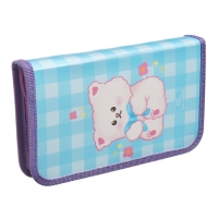 Пенал 1 секция 115 х 205 х 30 мм, Calligrata "Зайка", ламинированный картон Пенал 1 секция 115 х 205 х 30 мм, Calligrata "Зайка", ламинированный картон