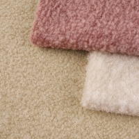 Лоскут мех &laquo;Барашек&raquo;, 50 &times; 50 см, 500 г/м, цвет бежевый №2