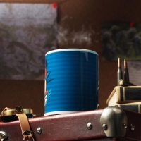 Кружка &laquo;С 23 февраля. Крылатая пехота&raquo;, с нанесением