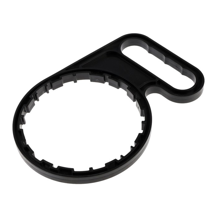 Ключ для корпуса фильтра с резьбой на гайке зажимной, внутр d=125 мм, внеш d=150 мм, пластик 10198 Ключ для корпуса фильтра с резьбой на гайке зажимной, внутр d=125 мм, внеш d=150 мм, пластик 10198