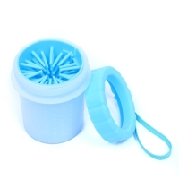 Лапомойка для кошек и собак с силиконовыми ворсинками 9 х 9 х 11 см, голубая Лапомойка для кошек и собак с силиконовыми ворсинками 9 х 9 х 11 см, голубая