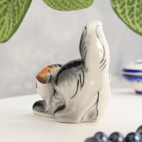 Сувенир  &laquo;Котик&raquo; , трехцветный, гжель, микс