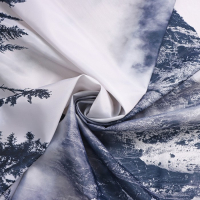 Штора для ванны Доляна &laquo;Сумерки&raquo; с люверсами, 180&times;180 см