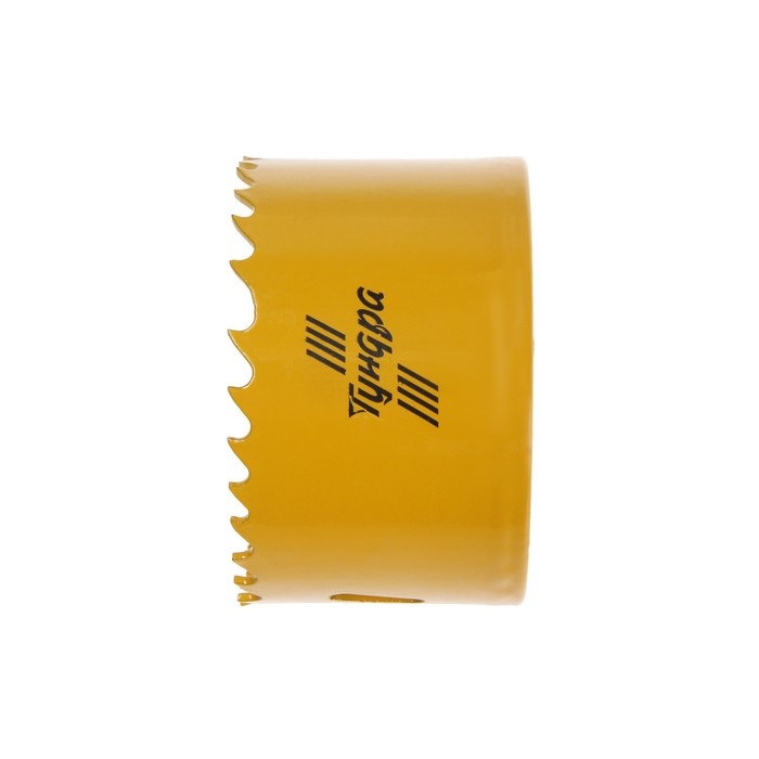 Коронка биметаллическая ТУНДРА, 70 мм, M16 с дополнительной фиксацией Коронка биметаллическая ТУНДРА, 70 мм, M16 с дополнительной фиксацией