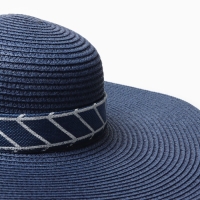 Шляпа женская MINAKU, цв. синий, р-р 58 Шляпа женская MINAKU, цв. синий, р-р 58