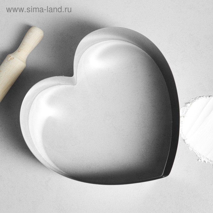 Форма для выпечки и выкладки &laquo;Сердце&raquo;, h-8,5 см, 26 х 26 см