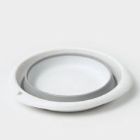 Таз складной &laquo;Флекс&raquo;, 5.5 л, 32.5&times;33&times;4,.5 см, цвет смоки