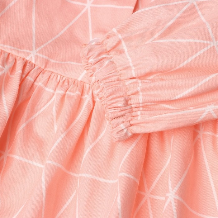 Платье детское с воротником KAFTAN Платье детское с воротником KAFTAN "Ромбик" р.32 (110-116 см)