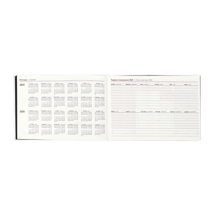 Еженедельник датированный 2025 год, ESCALADA "змея металлик", мягкая обложка ПВХ, 64 листа, блок 70 г/м&sup2;, 180 х 127мм