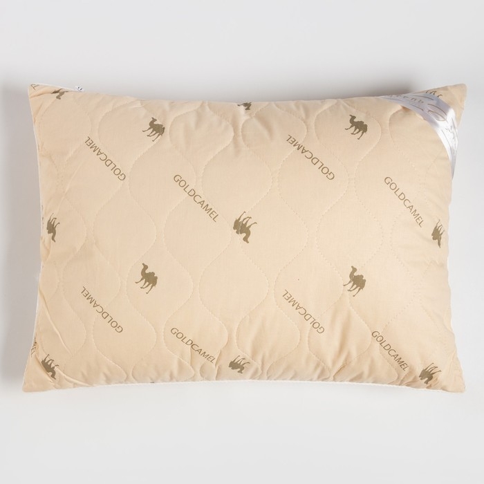 Подушка "Этель", подстёжка &mdash; верблюжья шерсть, 50х70 см, тик