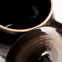 Горшок керамический для запекания №6 старина 0,65 л