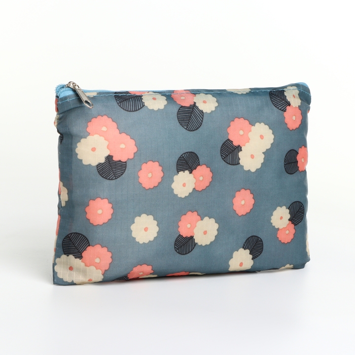 Косметичка на молнии, цвет голубой