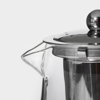 Чайник стеклянный заварочный с металлическим ситом Magistro «Дарси», 950 мл Чайник стеклянный заварочный с металлическим ситом Magistro «Дарси», 950 мл