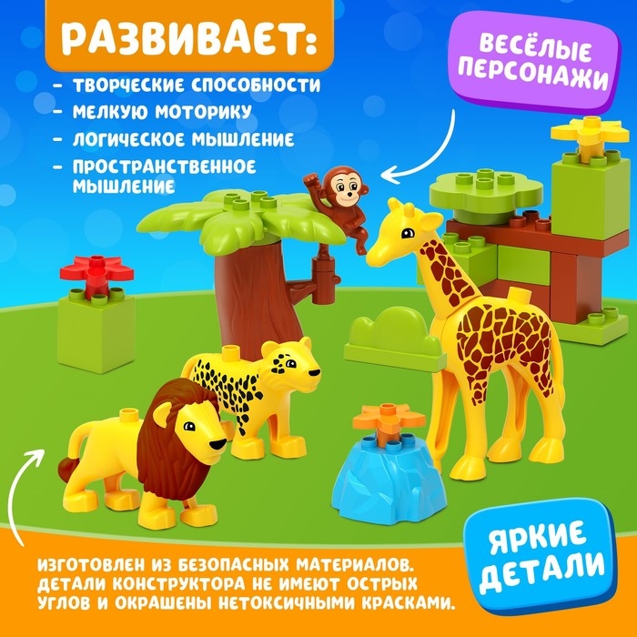 Конструктор &laquo;Сафари&raquo;, 22 детали