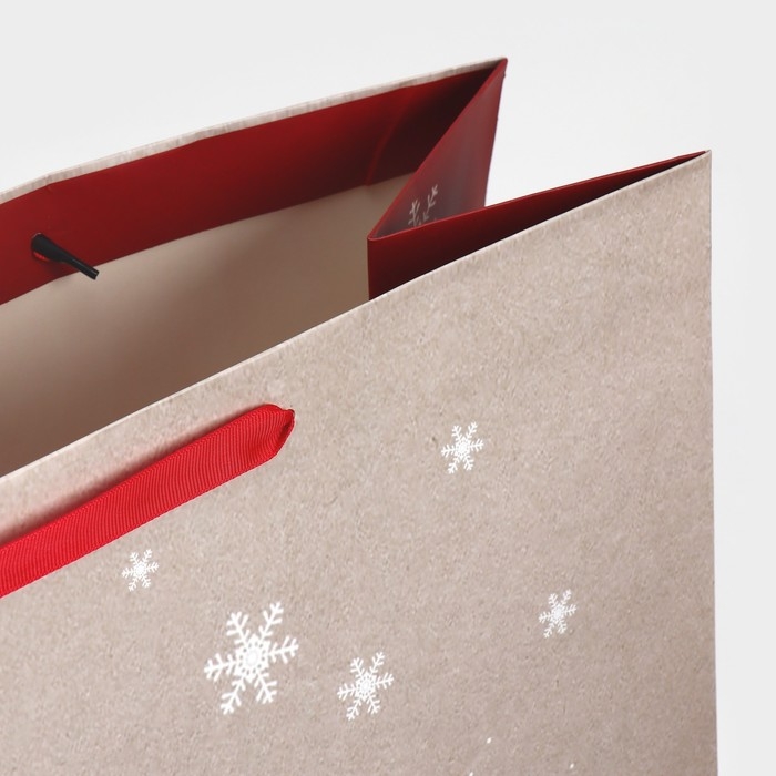 Пакет подарочный новогодний ламинированный &laquo;С Новым годом&raquo;, 61 х 46 х 20 см, Новый год