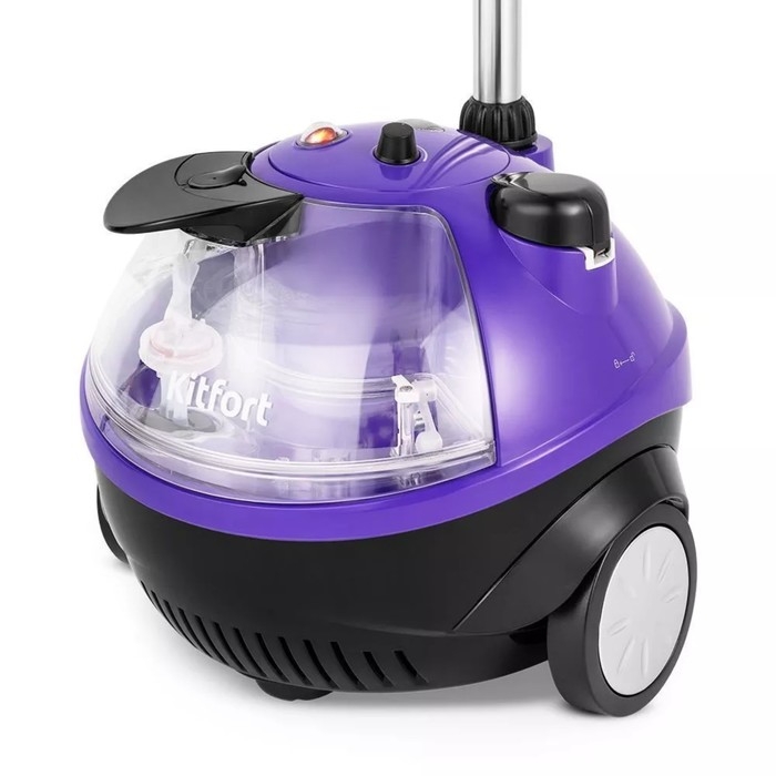 Отпариватель KT-9133, напольный, 1580 Вт, 1800 мл, 70 г/мин, &laquo;3 в 1&raquo;, фиолетовый
