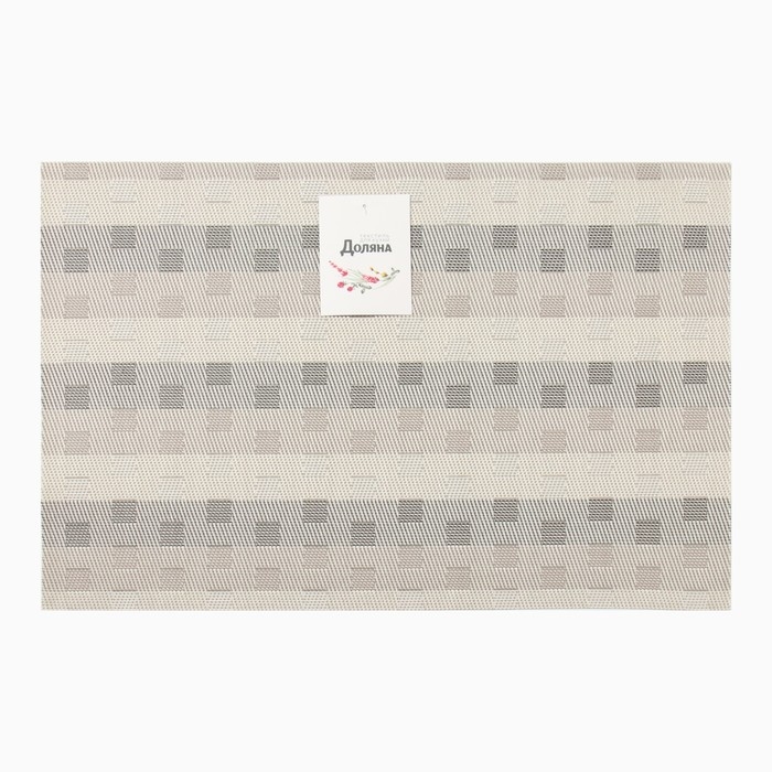 Салфетка на стол Доляна, цв.серый, 45*30см