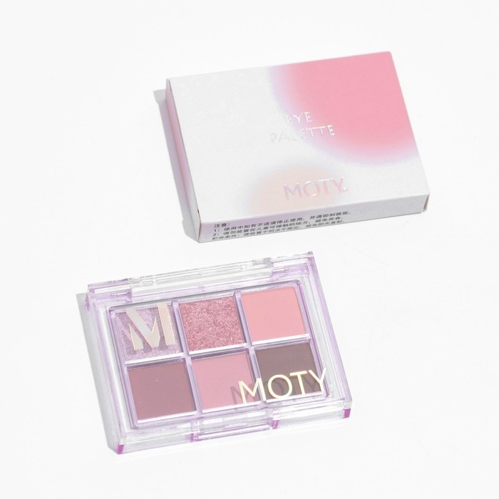 Профессиональная палетка теней для век, 6 цветов