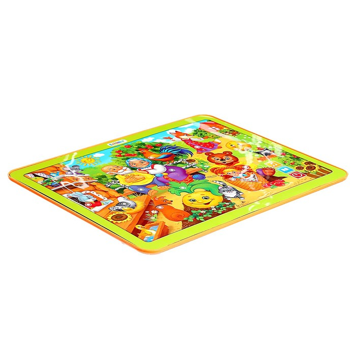 Музыкальный планшет «Мои первые сказки», звуковые эффекты, работает от батареек Музыкальный планшет «Мои первые сказки», звуковые эффекты, работает от батареек