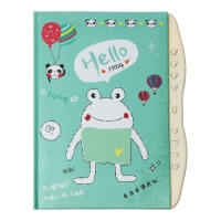 Записная книжка подарочная на замке, А6+, 48 листов, линия "Веселые животные", МИКС Записная книжка подарочная на замке, А6+, 48 листов, линия "Веселые животные", МИКС