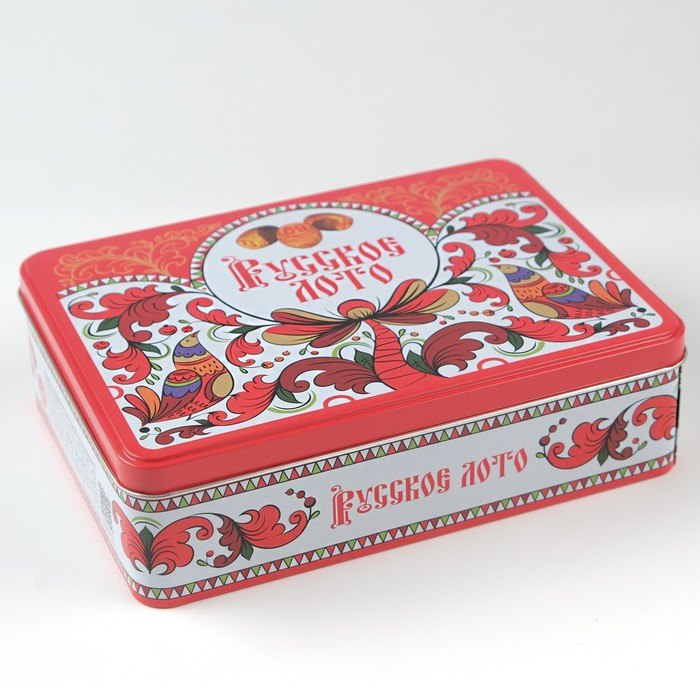 Лото русское, деревянное Лото русское, деревянное "Узоры", настольная игра, с бочонками