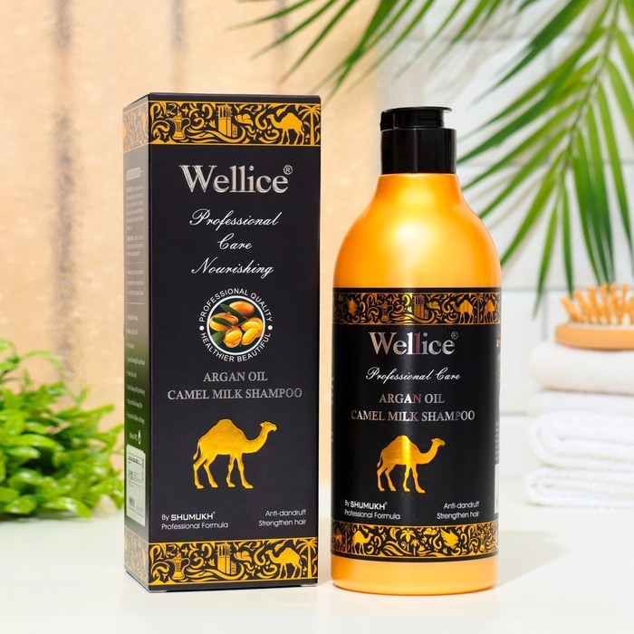Профессиональный шампунь с молоком верблюда и аргановым маслом, 520 мл Профессиональный шампунь с молоком верблюда и аргановым маслом, 520 мл
