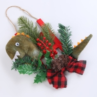 Новогоднее украшение «Дракон с елью и бантом», 20 см Новогоднее украшение «Дракон с елью и бантом», 20 см