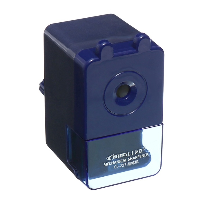 Точилка механическая с контейнером Классика Синий Точилка механическая с контейнером Классика Синий