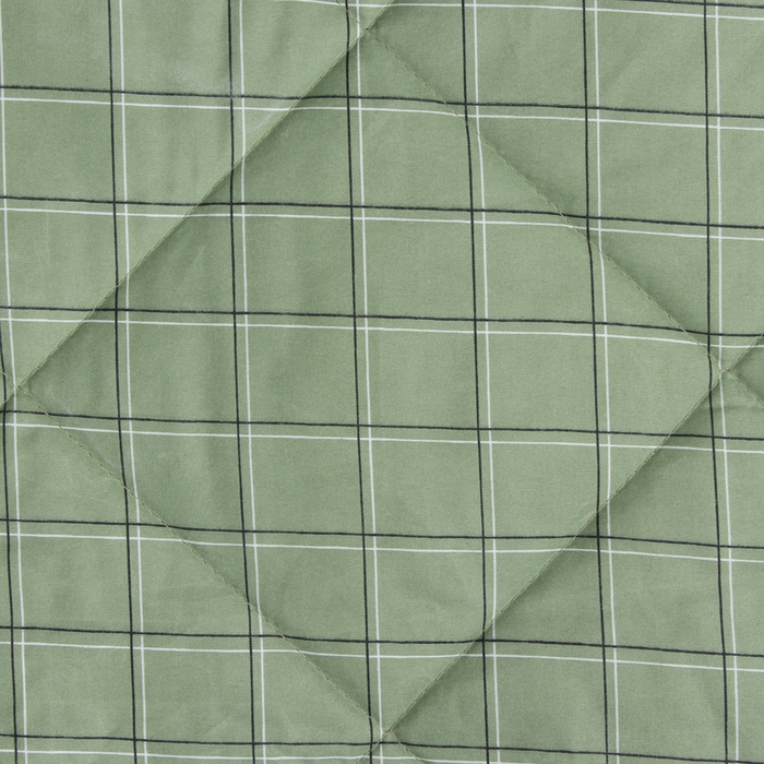 Покрывало LoveLife 2сп Green cage 180*210&plusmn;5см, новосатин, 100%п/э