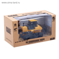 Бульдозер радиоуправляемый &laquo;Стройка&raquo;, подвижный ковш, работает от батареек