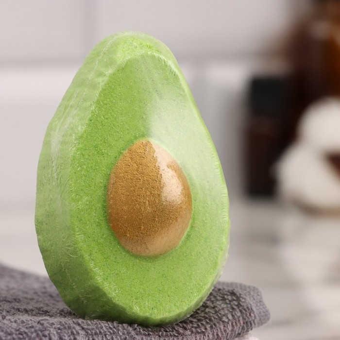 Бомбочка для ванны Бомбочка для ванны "Авокадо", клубника, 90 гр "Добропаровъ"