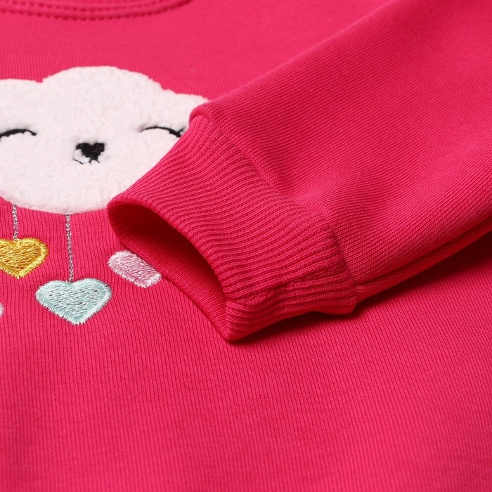 Костюм для девочек (свитшот, брюки), НАЧЁС, цвет фуксия, рост 92 см Костюм для девочек (свитшот, брюки), НАЧЁС, цвет фуксия, рост 92 см