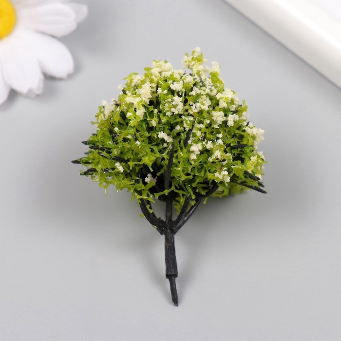 Искусственное растение для творчества пластик Искусственное растение для творчества пластик "Цветущая яблоня" 6 см