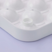 Форма для льда &laquo;Сфера&raquo;, 16&times;12 см, 13 ячеек, цвет белый