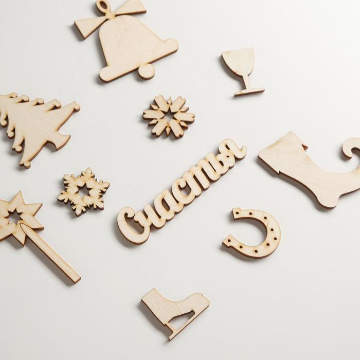 Набор заготовок в коробочке "Новый год" №4