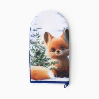 Новый год.Варежка-прихватка Этель "Дарите тепло" 15х28см,саржа, 100% хл, ватин 250г/м2 Новый год.Варежка-прихватка Этель "Дарите тепло" 15х28см,саржа, 100% хл, ватин 250г/м2